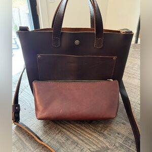 Portland Leather Goods Bundle 
Mini Snap Crossbody & Utility Bag